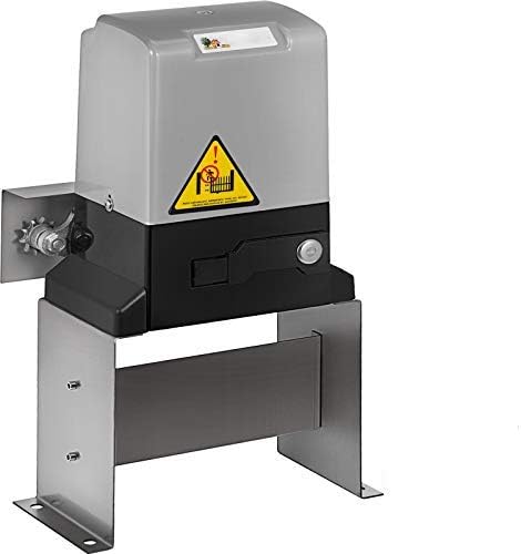 FMC Gate Opener for Gate up to 1400lb Automatic Gate Opener with 2 Remote Controls Sliding Gate Opener Move Speed 39ft Per Min for Fence Driveway