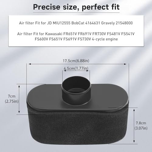 AWSZH 11013‑0752 Air Filter with Pre Filter, 11013‑7046, 11013‑7049, 4 Pack by AWSZH - Used condition - Image 2