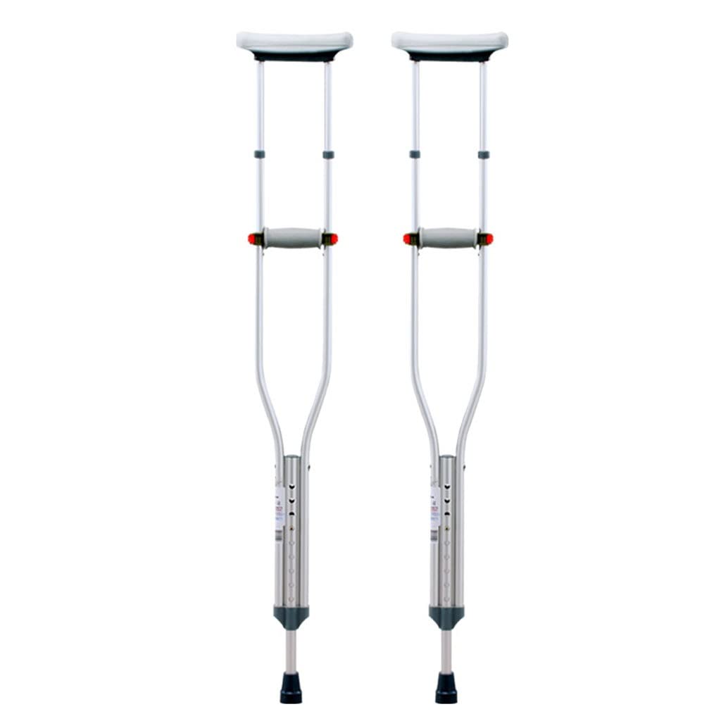 GCX- Muletas for Las Axilas, muletas for Personas Mayores, bastón Ligero, bastón Antideslizante médico, telescópico Ajustable en Altura Firma (Size : 92-112cm)