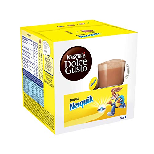 Nescafé Dolce Gusto Nesquik - Chocolat - 96 Capsules (Pack de 6 boîtes x 16)