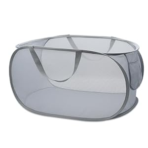 Honoma Flexi-Netz Faltbarer Wäschekorb Grau