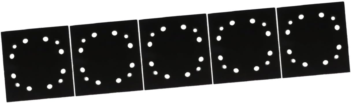 TEHAUX 5pcs Sanding Pad Accessories Sander Replacement Pad Sanding Backing Plate Fine Grit Sandpaper Included