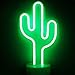 XIYUNTE Cactus Lights Neon Signs – neonowe światło w kształcie kaktusa, lampka nocna z dekoracją Pedestal, na baterie, do pokoju dziecięcego, sypialni, na widding, imprezę, Boże Narodzenie