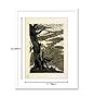 Wee Blue Coo Heathcliff Wuthering Heights Bronte Black White Framed Wall Art Print #4