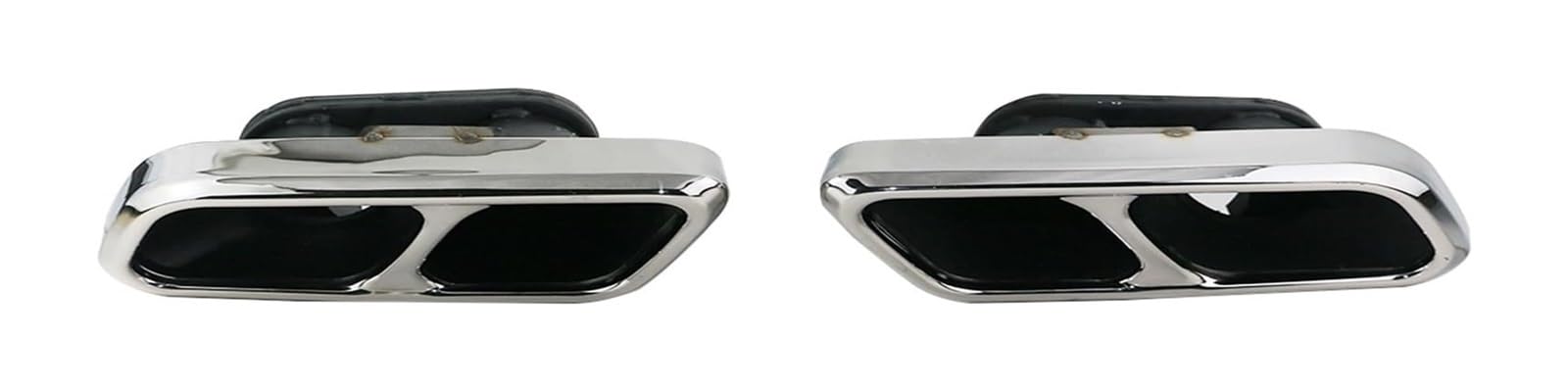 Tubo Escape Trasero Para L&and R&over Para Ranger Rover Sport SVR Tubo Escape Trasero Coche Silenciador Punta Garganta Trasera Puntas Cuadradas Inoxidable Puerto Dual