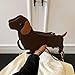 Imagen de Bolso Bandolera con Forma De Perro Salchicha para Mujer