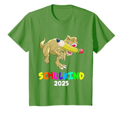 Einschulung Dino Dinosaurier Schulanfang Schulkind 2025 T-Shirt