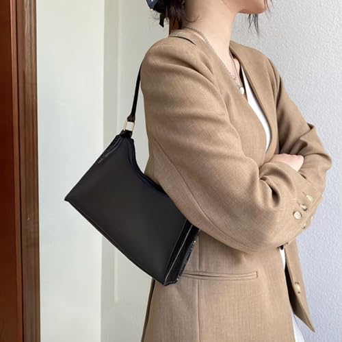 Stadium Approved Clear Shoulder Bags for Women, Clear Purse Stadium Approved,PVC Clear Shoulder Bag,Clear Bag for Concerts, Black3