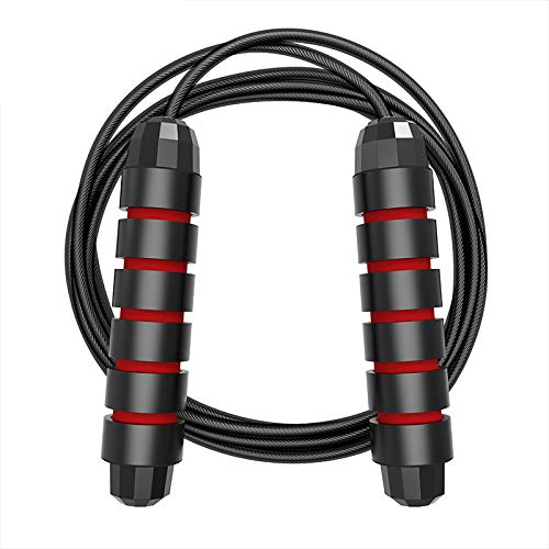 image for Hudii Jump Ropes, Smooth Ball Bearing Skipping Ropes with 6“ Foam Ha