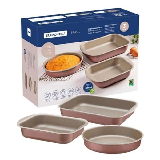 Jogo de Assadeiras Tramontina Brasil Antiaderente Starflon Max Mocaccino 3 Peças 20099/389