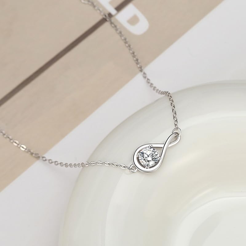 Bracelet réglable infini en argent contre les problèmes de taille - 2