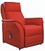 Produktbild Massagesessel Luanda 27, Farbe: Rot - Abmessungen: 105 x 88 x 102 cm (H x B x T)