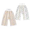 Happy Cherry Baby luierrok potje luierbroek 2 stuks trainingsrok luiershorts leerbroek herbruikbaar katoen hoog…
