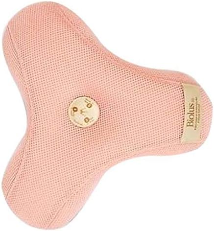 Alpremio 5 D Airmesh Cover 3 Baby Pillow, Innovative Light-Weight Sleeping Pillow, Maintain Correct Sleeping Posture For Baby- Natural Pillow, Light Coral