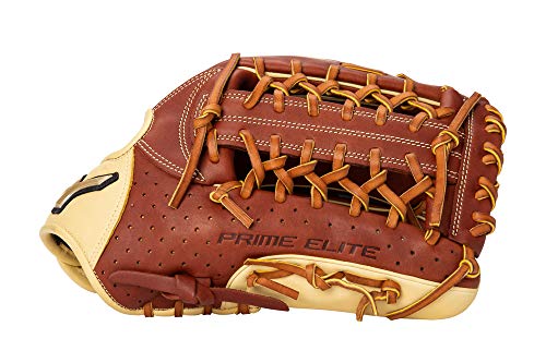 Mizuno Gpe1275 Prime Elite Outfield Baseball Glove 12.75", Right Hand Throw, Mahogany-Tan #TOP2