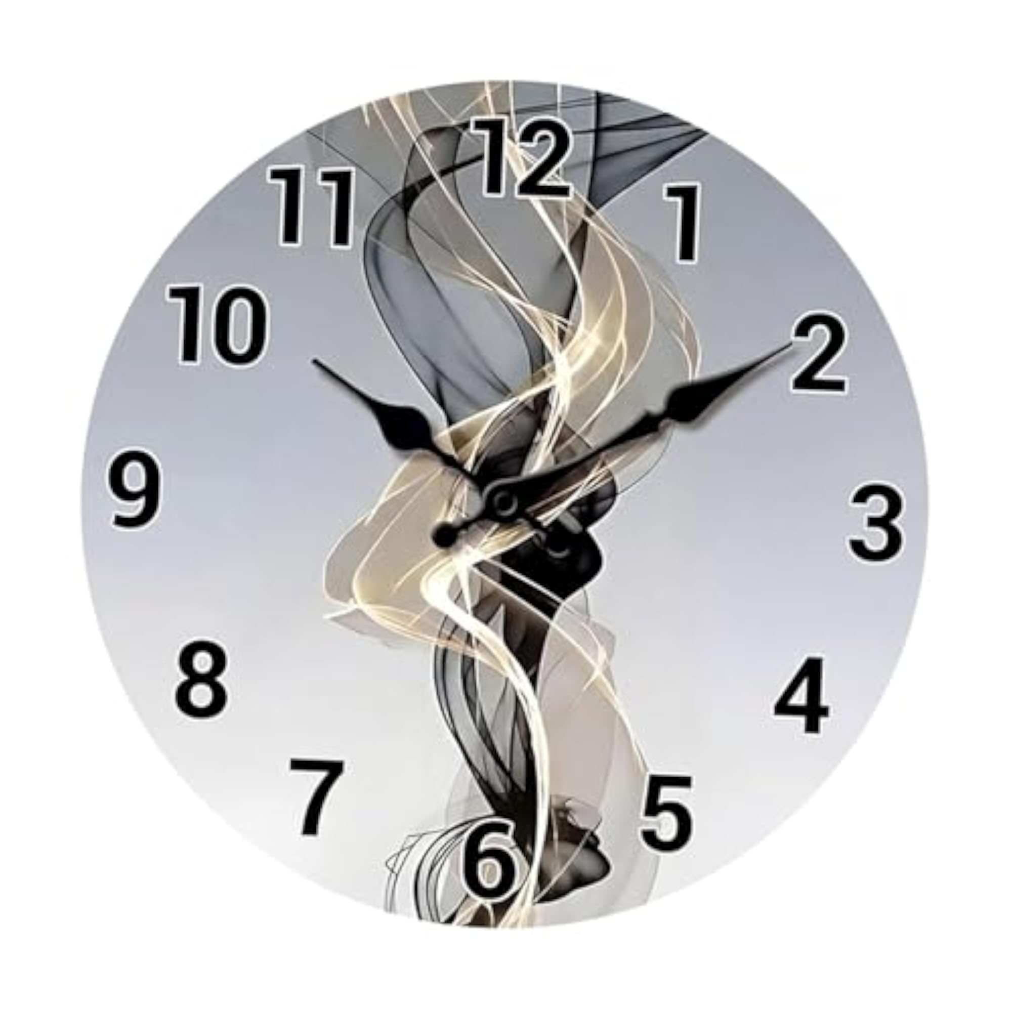 Minimalist Round Wall Clock for Home Decor, 20 cm