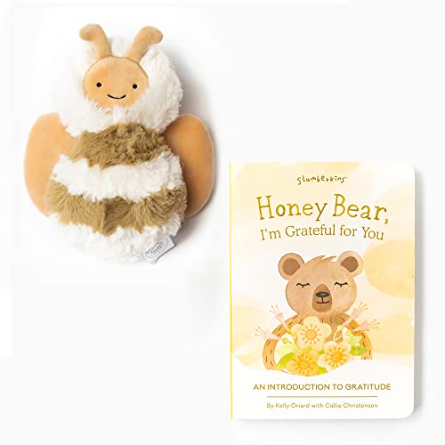Slumberkins Honey Bear Board Book & Bee Mini