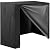 Honest 4ft Firewood Rack Cover, 600d Oxford Firewood Rack Outdoor with Cover, Waterproof Log Rack Cover with Zipper, Black
