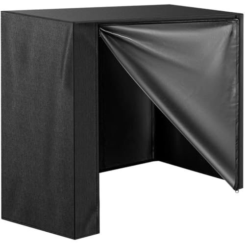 Honest 4ft Firewood Rack Cover Heavy Duty Waterproof 600d Oxford Outdoor Firewood Storage Cover with Zipper and Openable Front Flap Cover Only