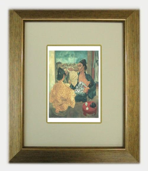 模写絵画 藤田嗣治 アクリル画3号 薔薇 シンプルモダン W136 模写 藤田