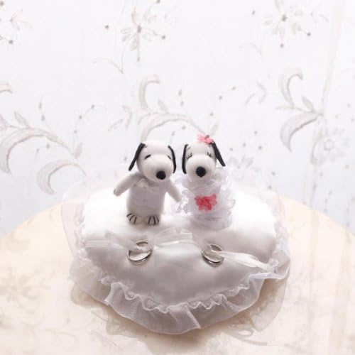 スヌーピー リングピロー スヌーピー ベル リングクッション ハート ノーブランド品 生活雑貨 Amazon