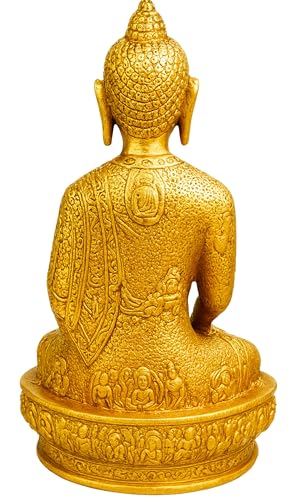 Estatua Buda de Latón para Meditación 7 in miniatura 2