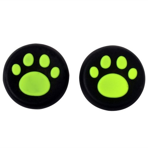 TCOS TECH Paw Silicone Key Protector Thumb Grips Anti-Slip Silicone Cap Cover for PS5 PS4 PS3 Xbox Series X/Series S Xbox One Xbox 360 Controller - Green (2 Pcs) (B018LHL7FK) Amazon Price History, Amazon Price Tracker