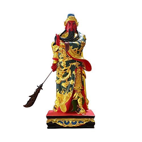 Statue chinoise Guan Yu Feng Shui pour harmoniser votre espace de travail