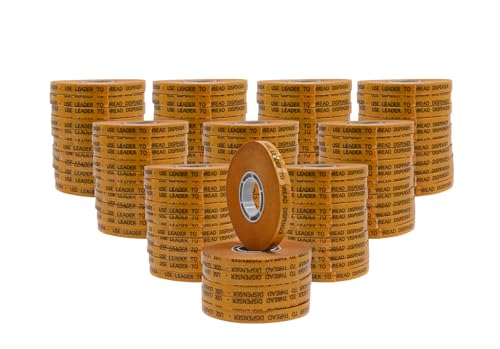 Image of WOD General Purpose ATG Tape, 3 /8 inch x 36 yds. (Set of 96 Rolls) Adhesive Transfer Tape Glider Refill Rolls Clear Adhesive on Gold Liner (Acid Free) RWATG20