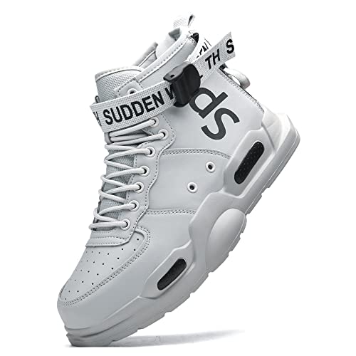 XIDISO Fashion Mens Women Sneakers High Top Walking Shoes Sport Athletic Casual Shoe for Men
