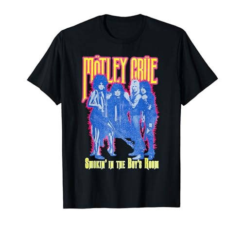Motley Crue Smoking Vintage On Black T�V���c
