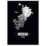 JUNIWORDS Stadtposter - Wähle Deine Stadt - Moskau - 60 x 