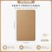 150 Pcs Blank Brown Business Cards, 8.8 x 5.2 cm Small Flash Cards and Index Card for Revision, Study Notes, Memory, Message Writing, Gift Tags, DIY Crafts