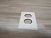 Mulberry 99101 Steel Standard Size 1-Gang Wallplate (1) Duplex Receptacle Ivory