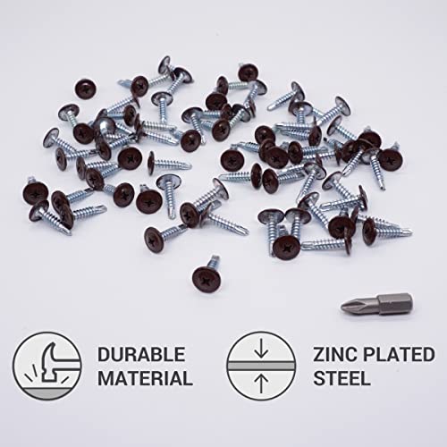SKIR'CO (Pack of 50 pcs) Painted 4.2 x 16 mm Self Drilling Screws, Phillips Modified Truss Head, Sheet Metal Screw - Image 3