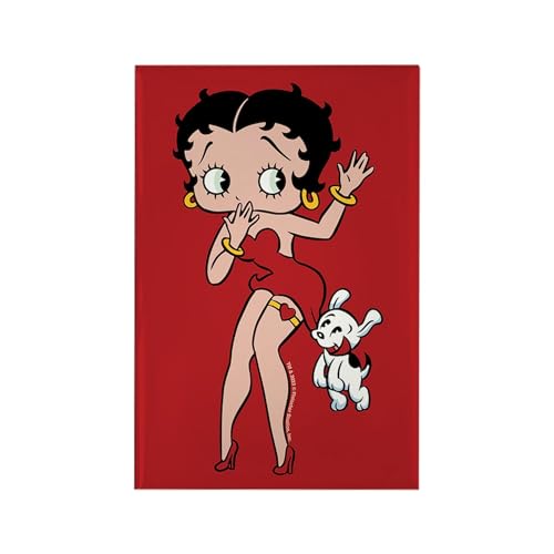 Imán rectangular Betty Boop Pudgy Tugging miniatura 1