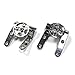 Haoyull Toilet Seat Hinges Replacement Part Toilet Lid Hinges with Soft-Close Mechanism Hinge for Toilet Seat Simple Install