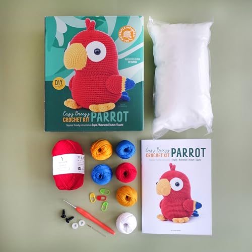 Easy Breezy Crochet Kit Parrot