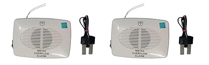 APNA KANHA Water Tank Overflow Alarm with SS Sensor Battery Operated WA-3DC (Pack of 2) Wired Sensor Security System