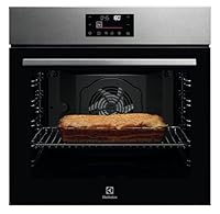 Electrolux EOF4P0PX2 Multifunktions-Einbauofen 72 L SurroundCook Umluft Pyrolytische Reinigung Explore LED Touch Display Automatische Schnellheizung Edelstahl Anti-Fingerabdruck A++