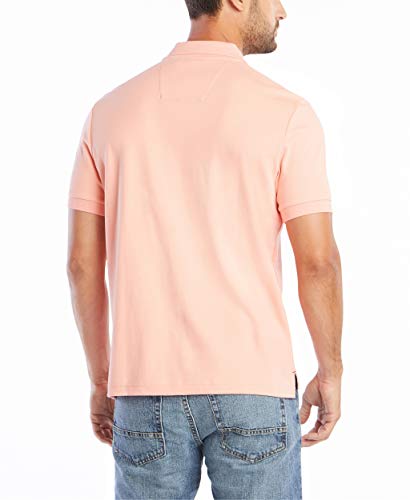 Image of Nautica Men's Classic Fit Short Sleeve Dual Tipped Collar Polo Shirt