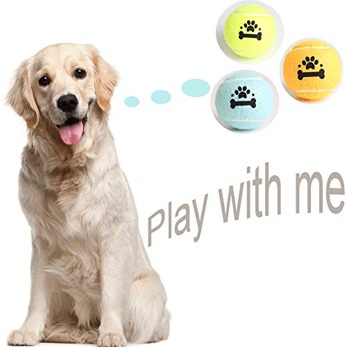odear Tennis Ball for Dog Pack of 12 Colorful Easy Catching Pet Dog Ball - Thumbnail 7