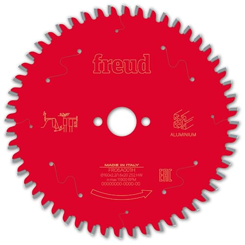 Lame scie circulaire portative filaire/sans fil FREUD - Ø160 2,2/1,6 AL20 Z52 TP -5° - F03FS09808 -FR06A001H