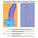 20CM realistischer Silikon dildo, Sexspielzeug für Erwachsene, farbenfroher, Flexibler G-Punkt Penis Analstimulator mit Saugnapf für freihändiges Spielen, gebogener Schaft mit 4.7CM Durchmesser