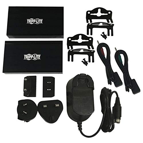 Image of Tripp Lite HDMI Over Cat6 Extender Kit w KVM Support 4K60Hz USB /IR PoC TAA (B127A-1A1-BHBH)