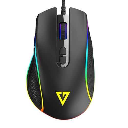 Modecom M-MC-VELES-100 Souris Noire Multicolore 12800 dpi