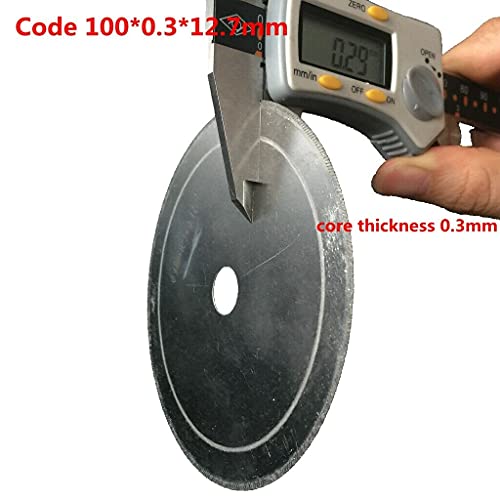 ILOVETOOL 4 inch Diamond Blade Lapidary Tile Saw Blades 1/2" Arbor for Cutting Rocks gem Lapidary Saw Wet Tile Saw by ILOVETOOL - Used condition - Image 3