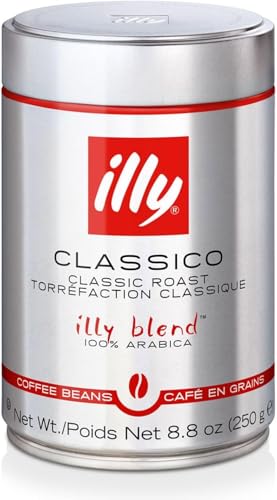 illy - Classico Coffee Beans - Medium Roast - 100% Arabica Whole ...