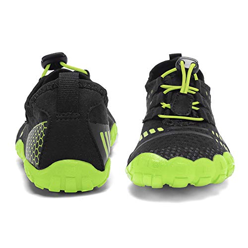 Boys & Girls Kids Water Shoes Lightweight Comfort Sole Easy Walking Athletic Slip On Aqua Sock(Toddler/Little Kid/Big Kid) U420Wz1902-Green-34 #TOP1