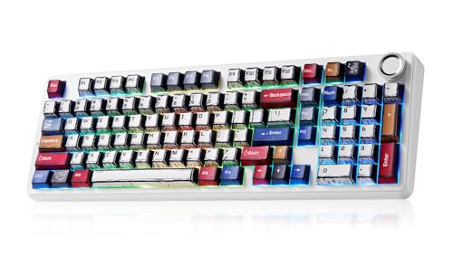 x Aula F99 Pro Mechanical Keyboard, Wireless Gaming Keyboards RGB...